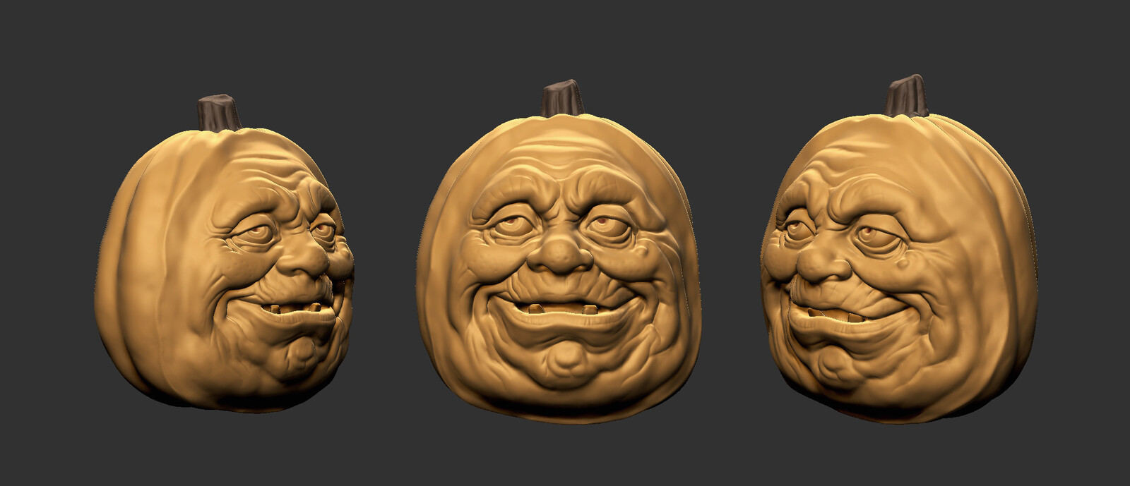Sculpt practice for better understanding the first, secondary, third shapes of an object.