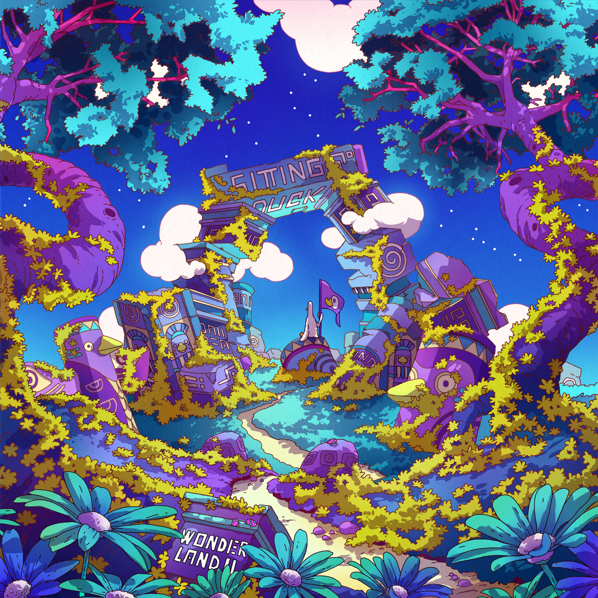 ArtStation - Wonderland II – Album Cover