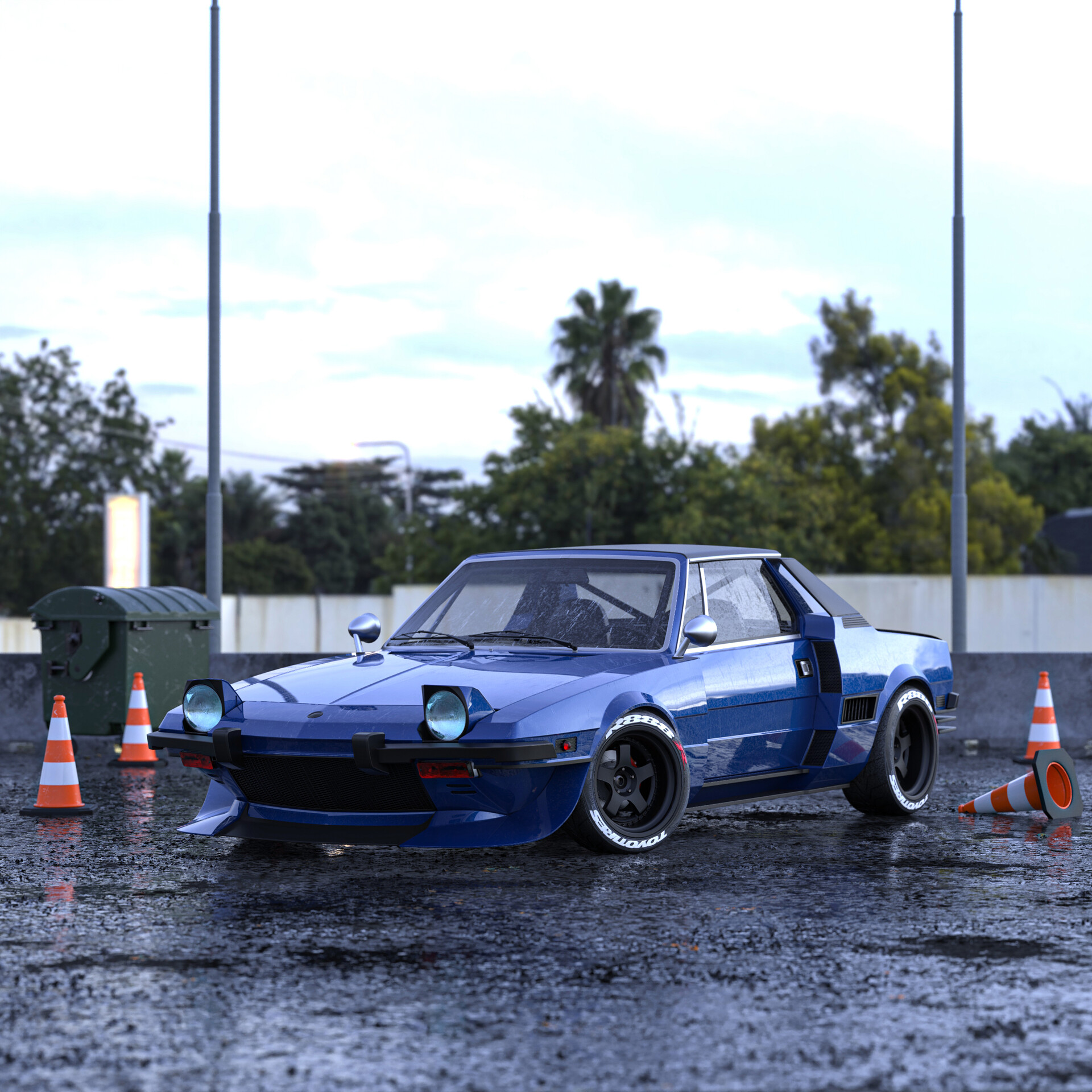 Federico Zimbaldi - Fiat x1/9 Body Kit concept