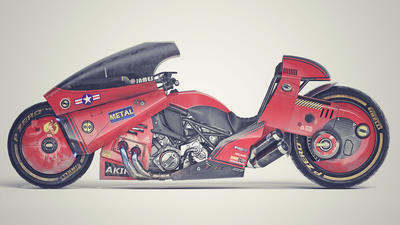 ArtStation - Kaneda's Bike 2021 (Akira)