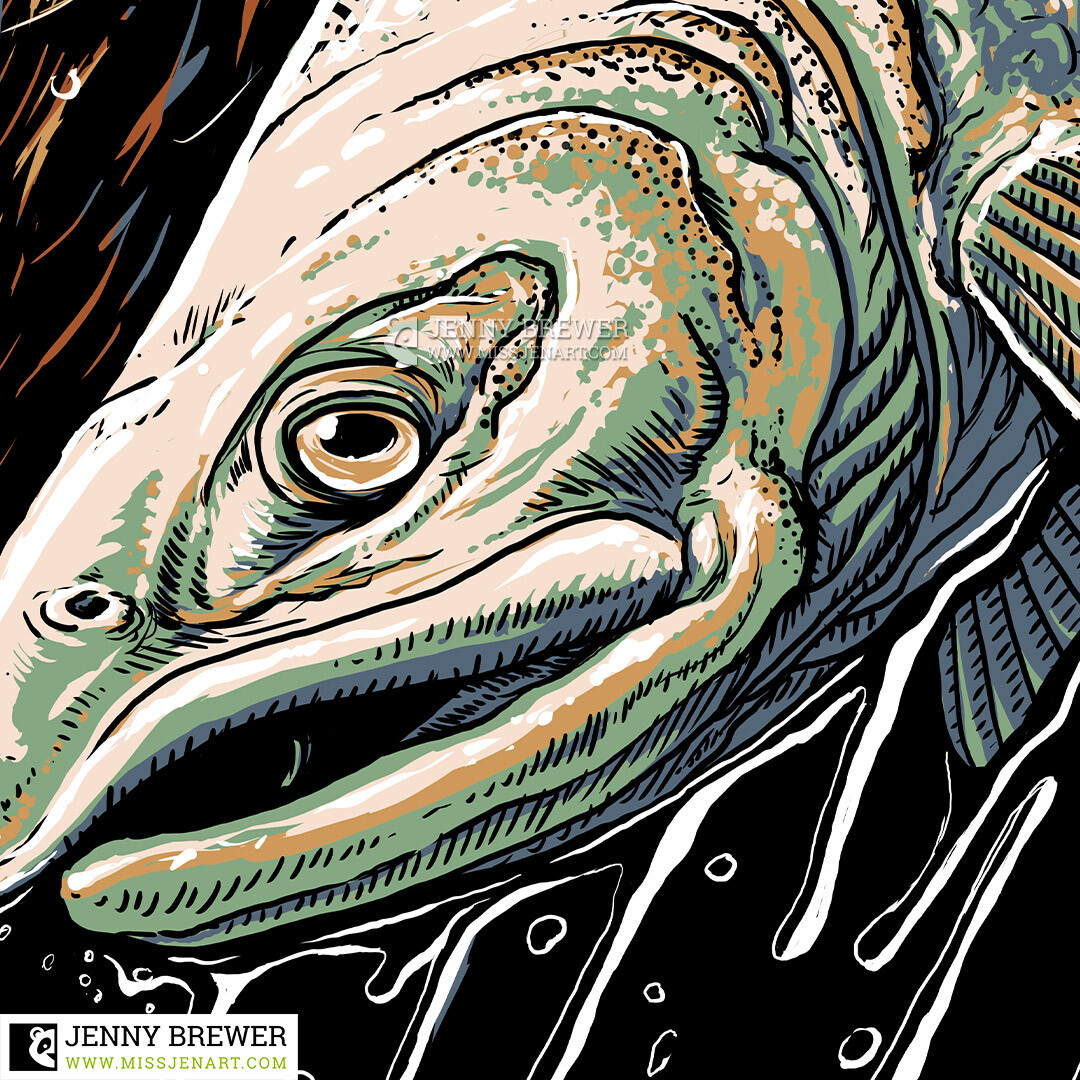 Fish detail.