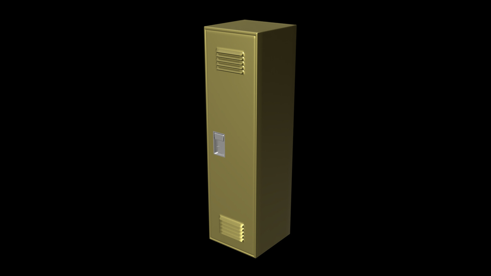 Single locker (yellow)