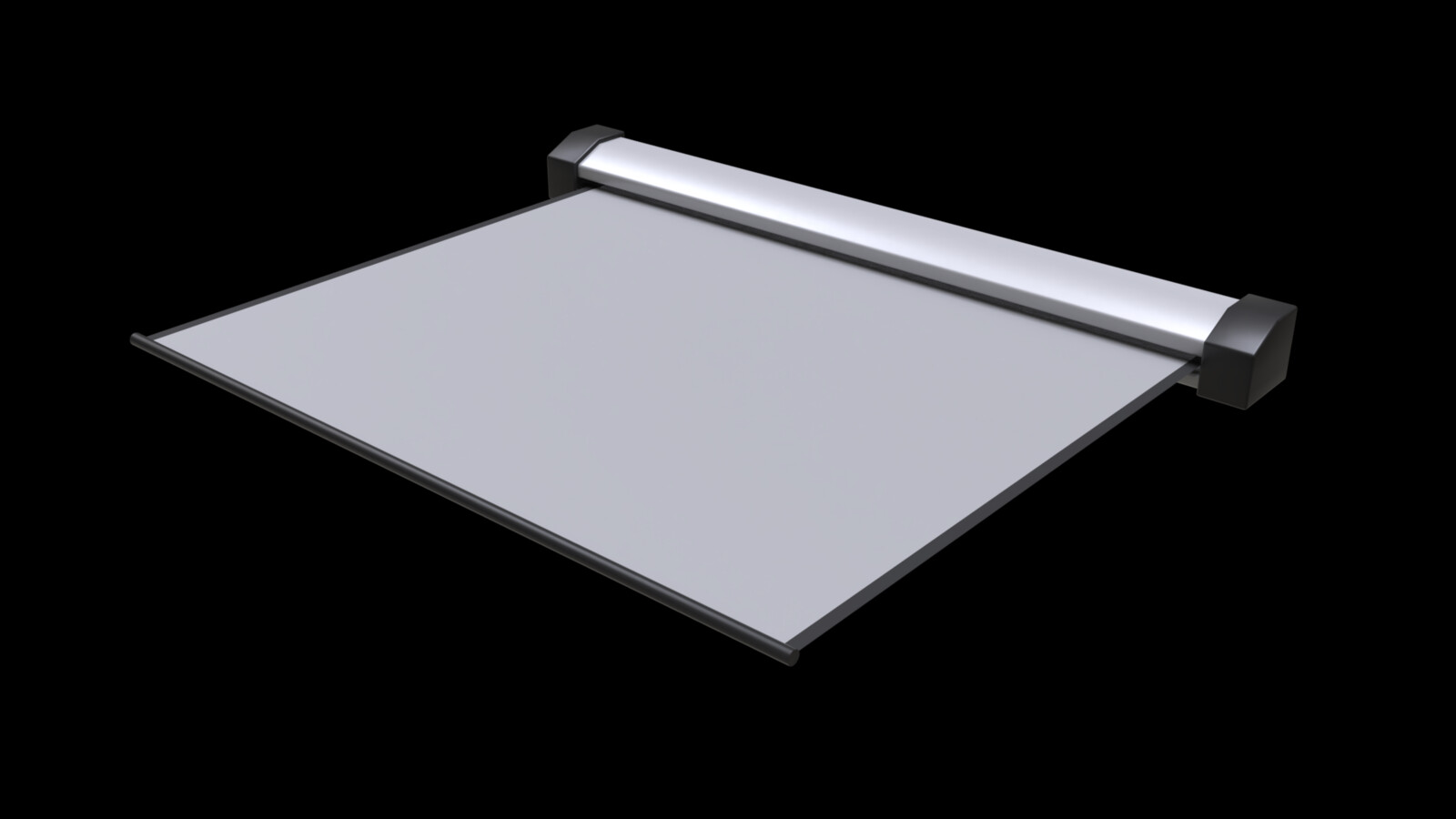 Projector screen opened