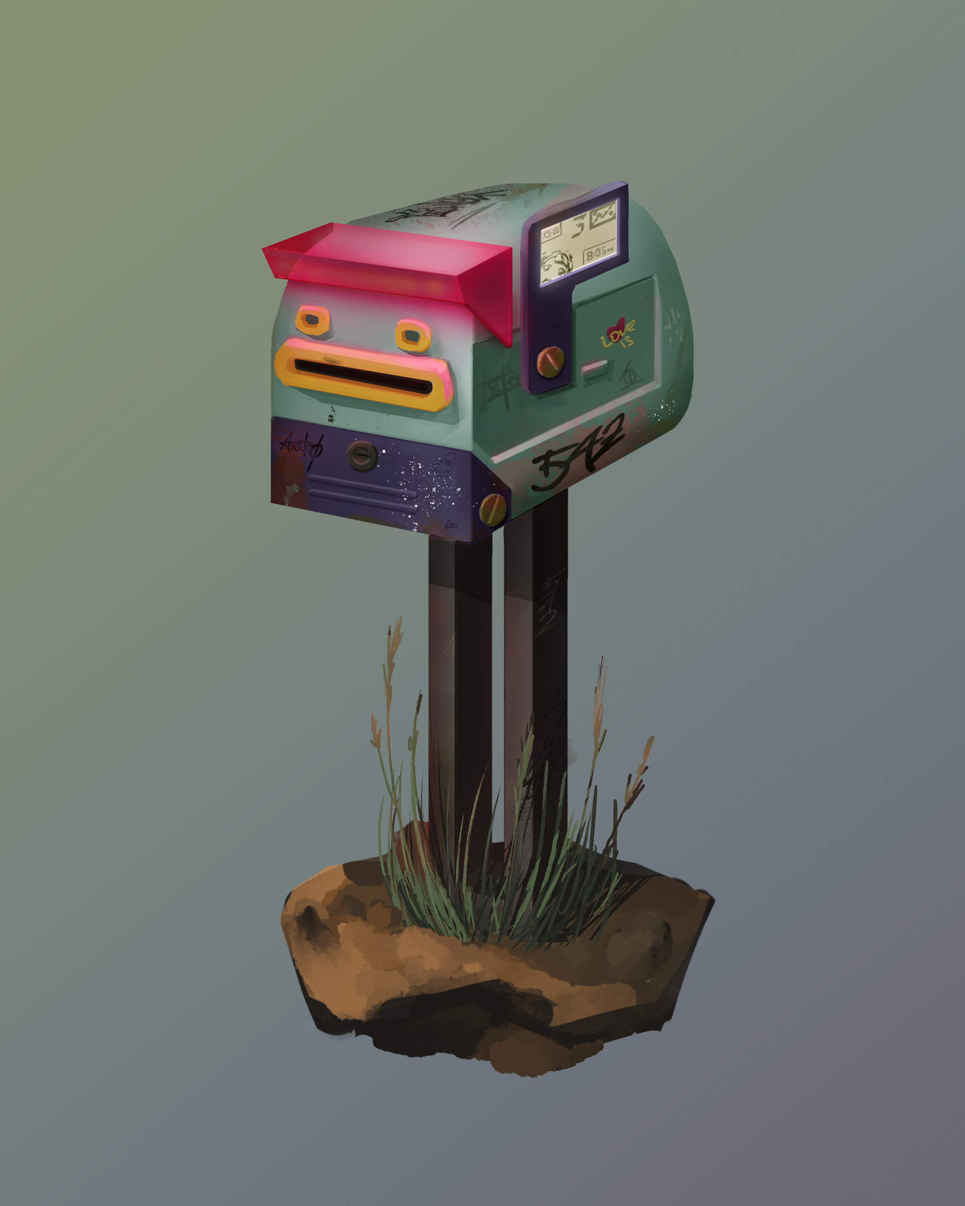 ArtStation Mailbox Concept Art