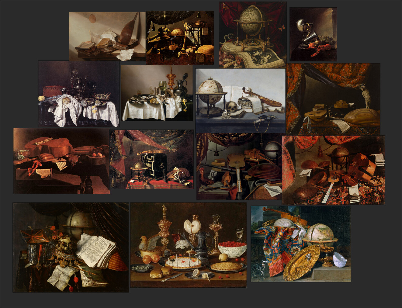 some paintings used as reference