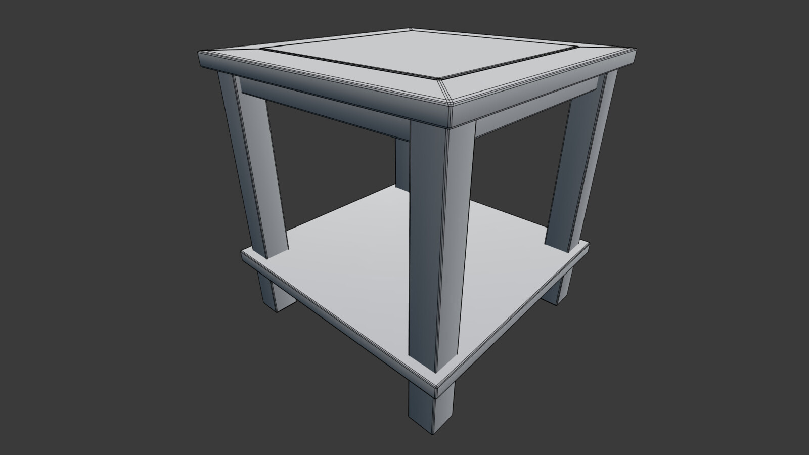 Side Table Wireframe