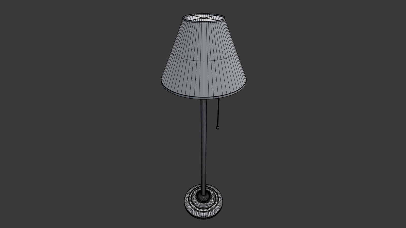 Tall Lamp Wireframe 1