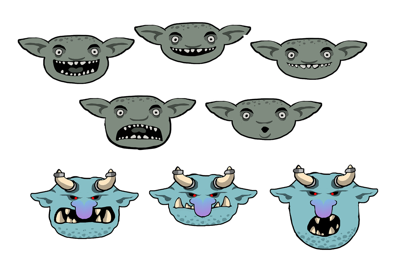 Character facial expression design