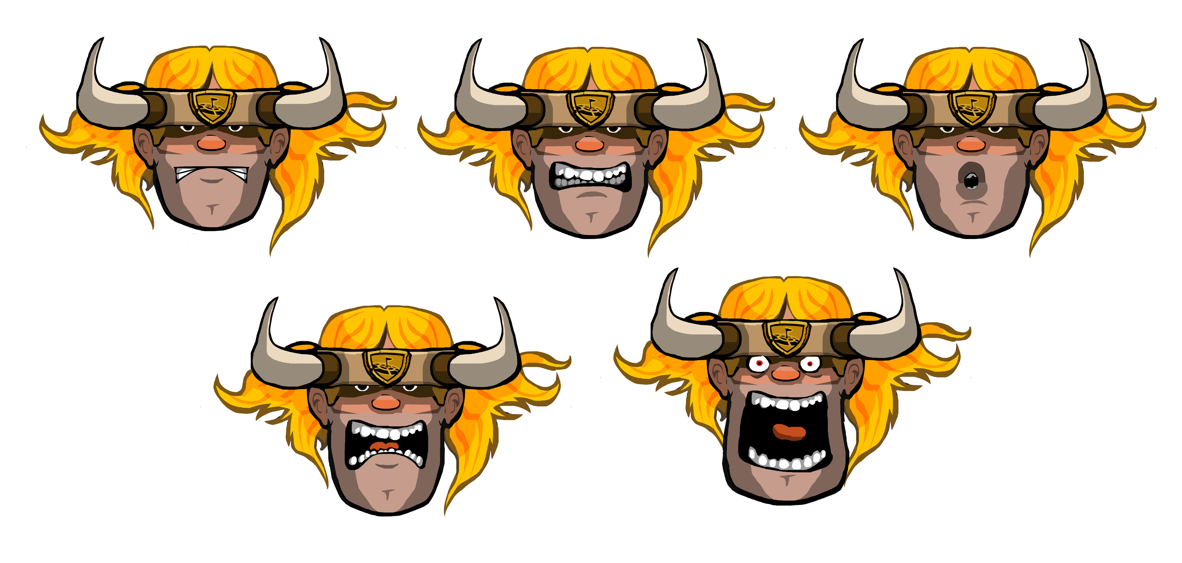 Character facial expression design