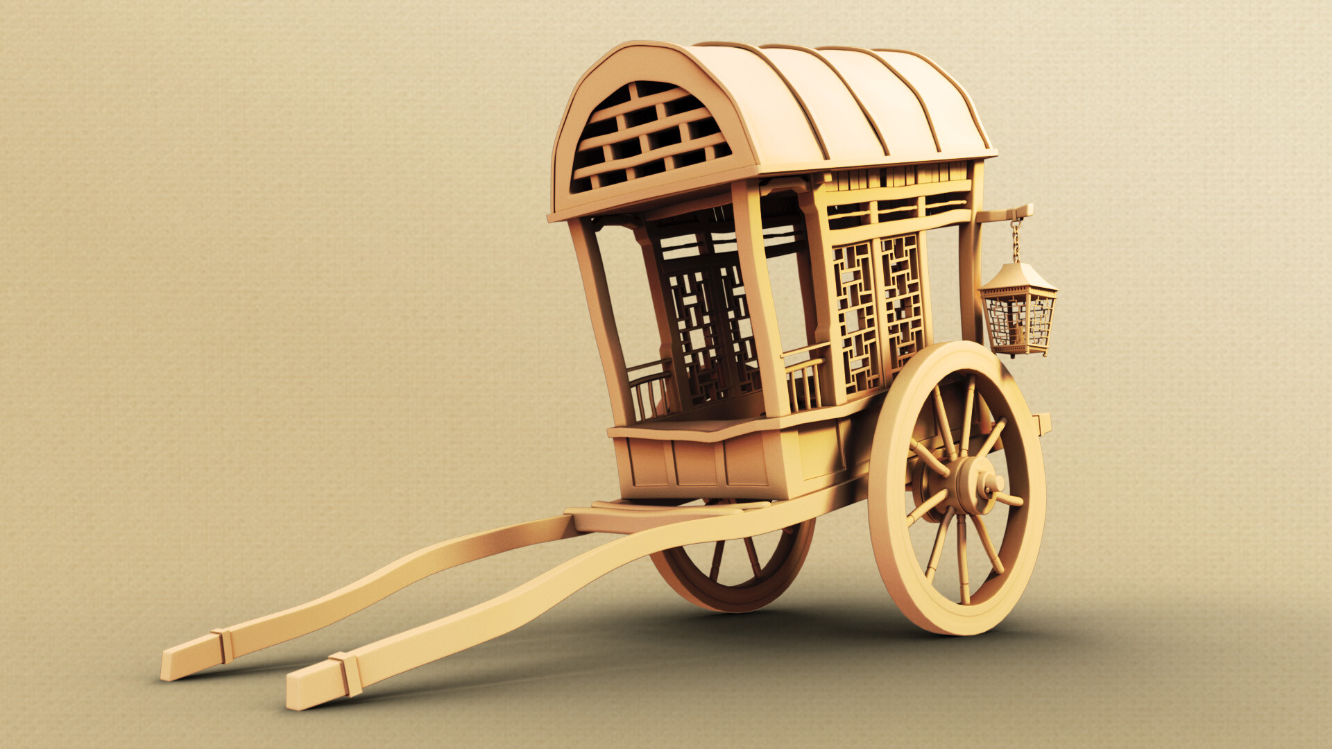 Artstation - Wooden Cart