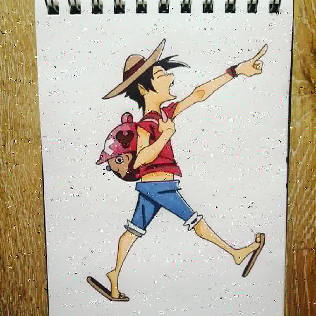 How To Draw Monkey D. Luffy | One Piece - Easy Step By Step Tutorial -  YouTube