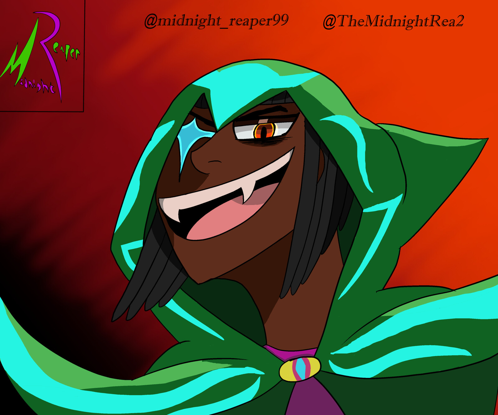 Signature, Instagram and Twitter handles