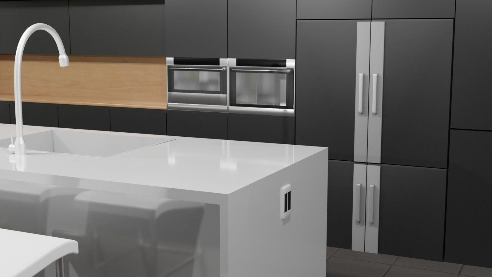 Modern Kitchen render 5