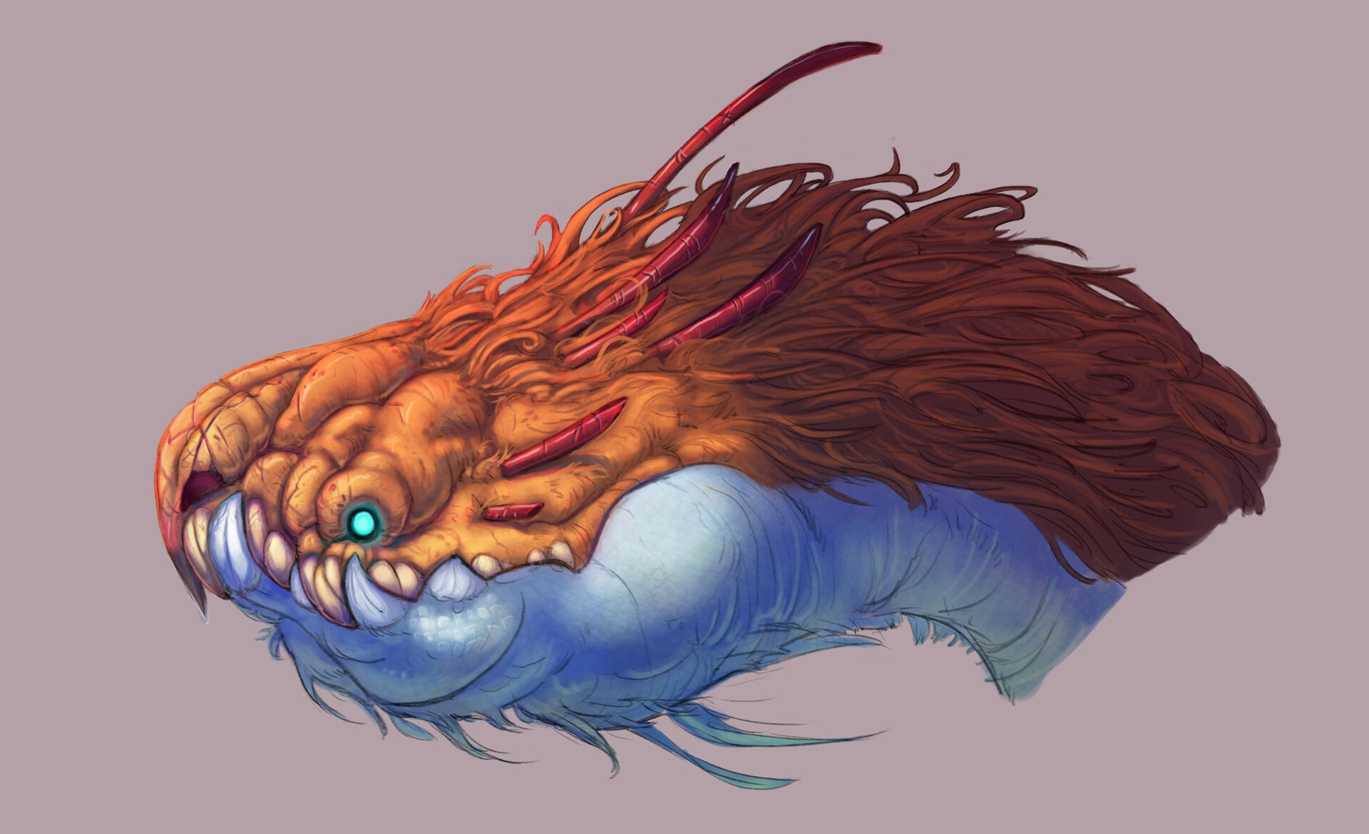 ArtStation Goldfish Dragon