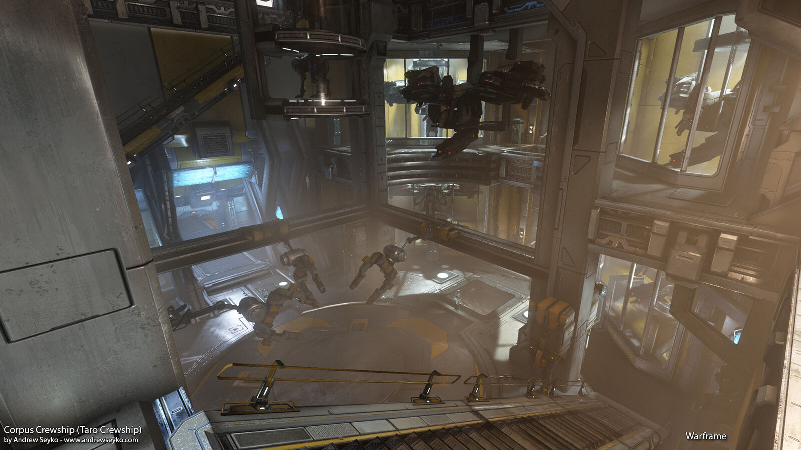 Robot Transport Variation of the Level. The Objective in this version, is to access panels around the Reactor, causing them to pivot 3 claw arms (which are blocking the Reactor) out of the way.
