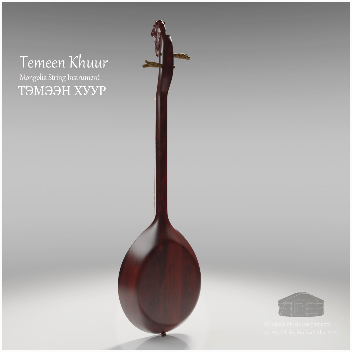 Temeen Khuur Back view