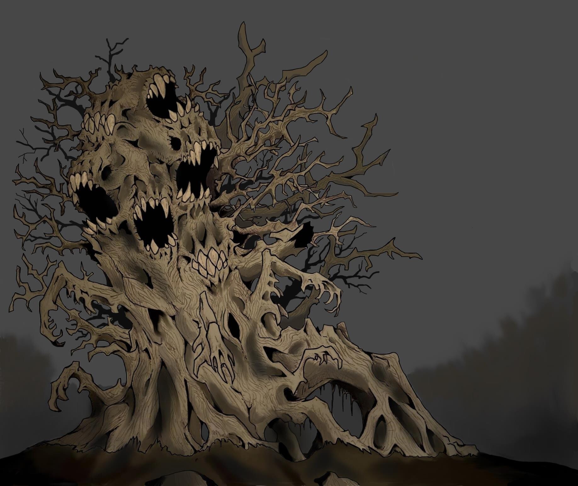 Artstation demon tree