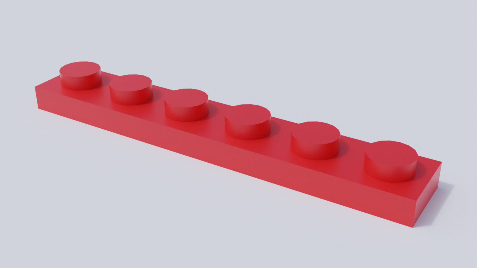 Lego Brick Flat 1x6