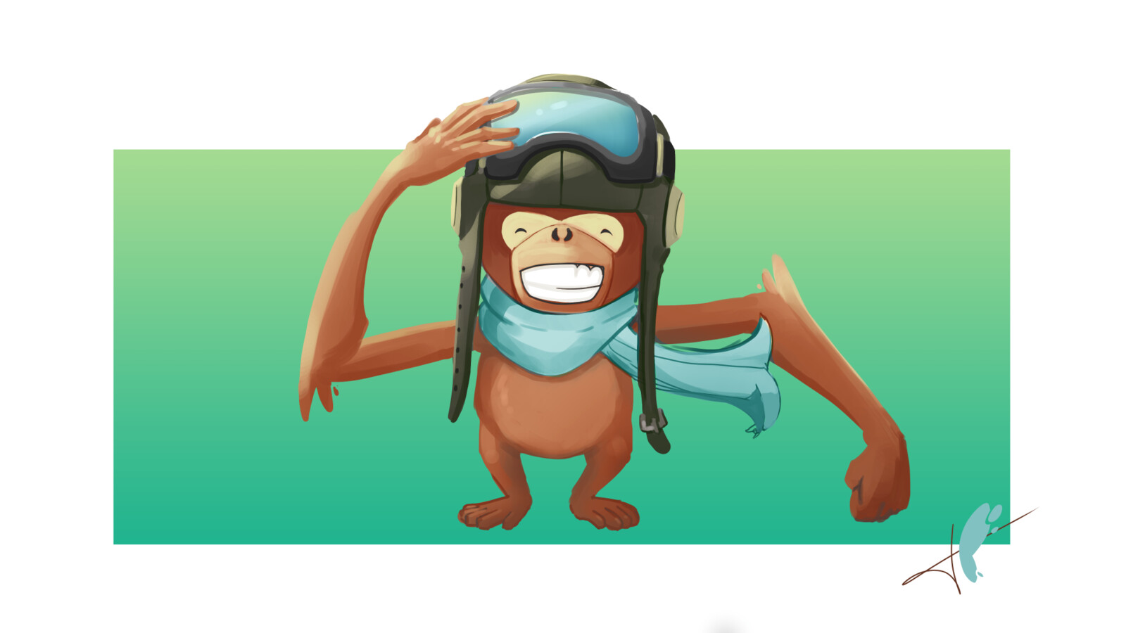 Pongo, the flying orangutan