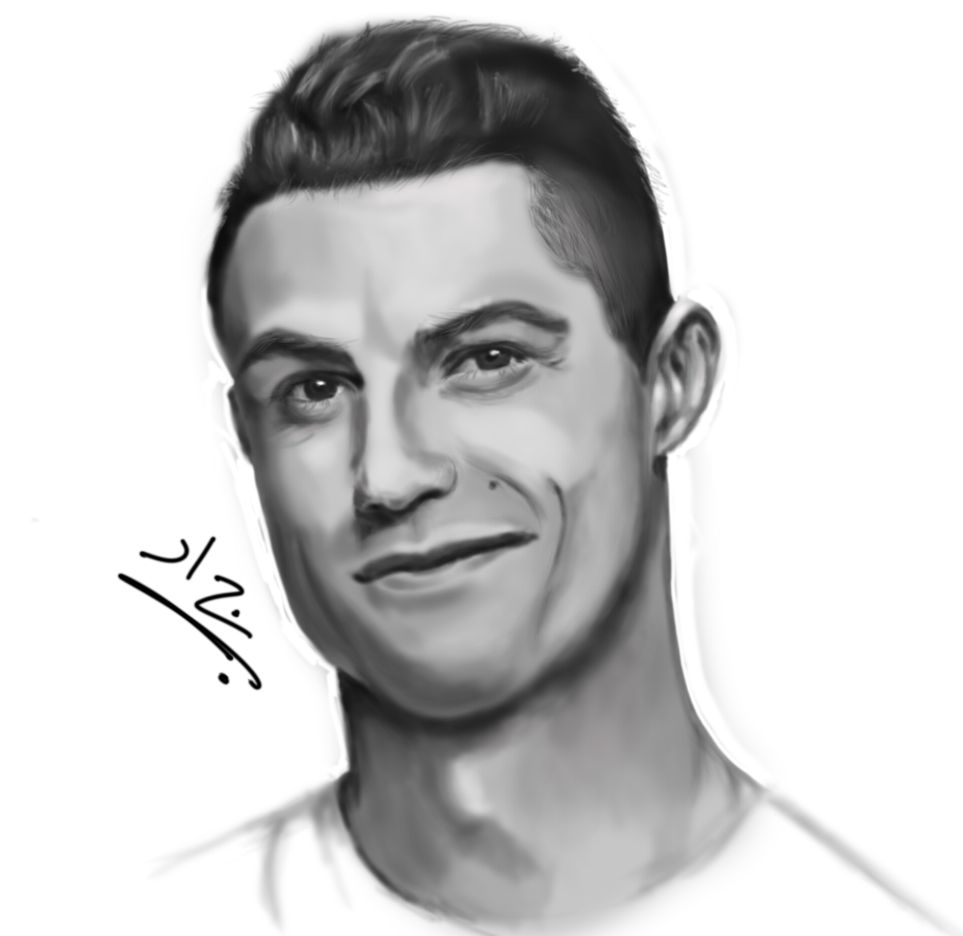 Drawing of Sketch Easy Cristiano Ronaldo / Draw Cr7 Football Player From  Portugal | ronaldo drawnig | Cr7 football, Sketches easy, Cristiano ronaldo