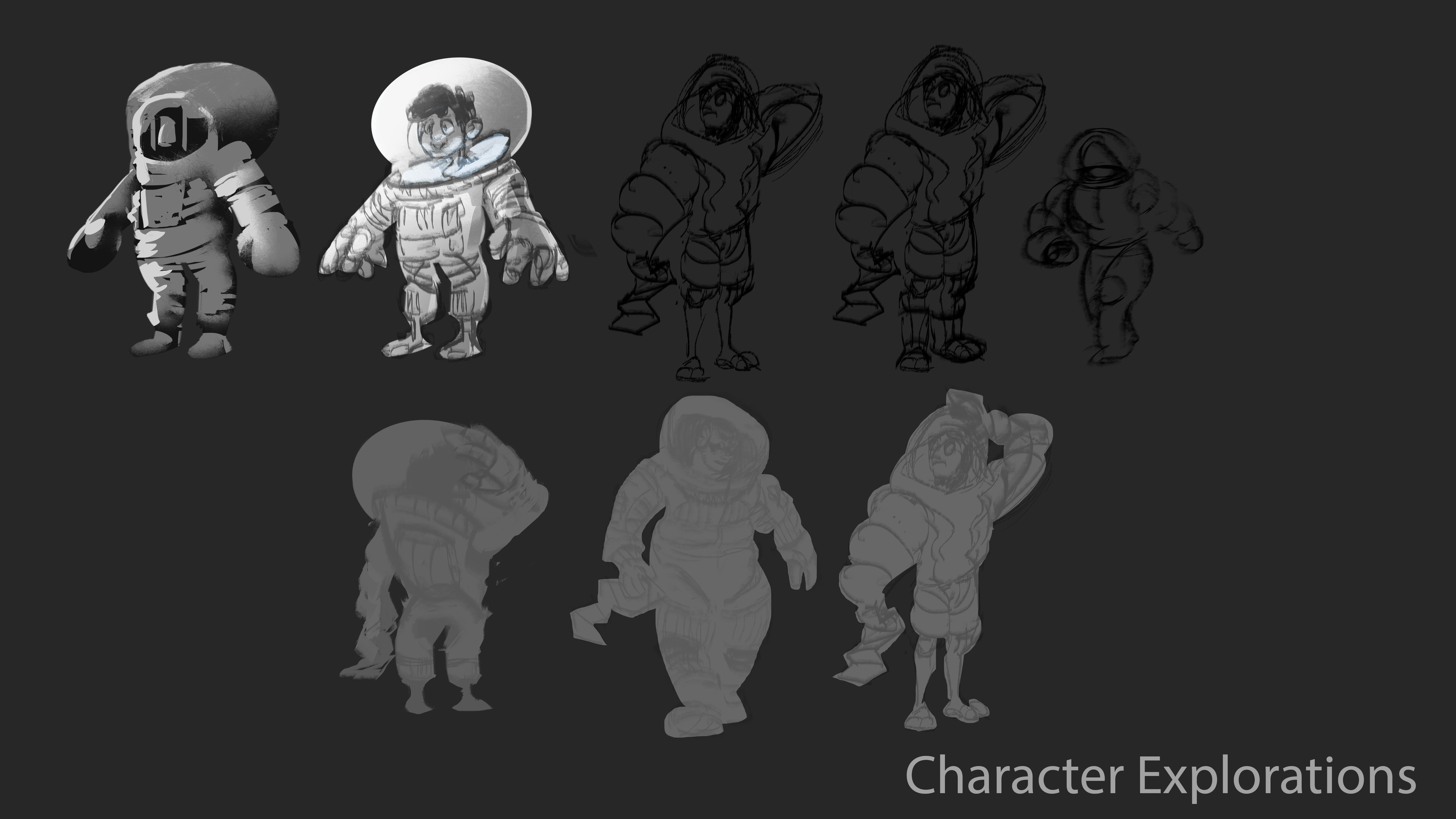 Early Character Explorations