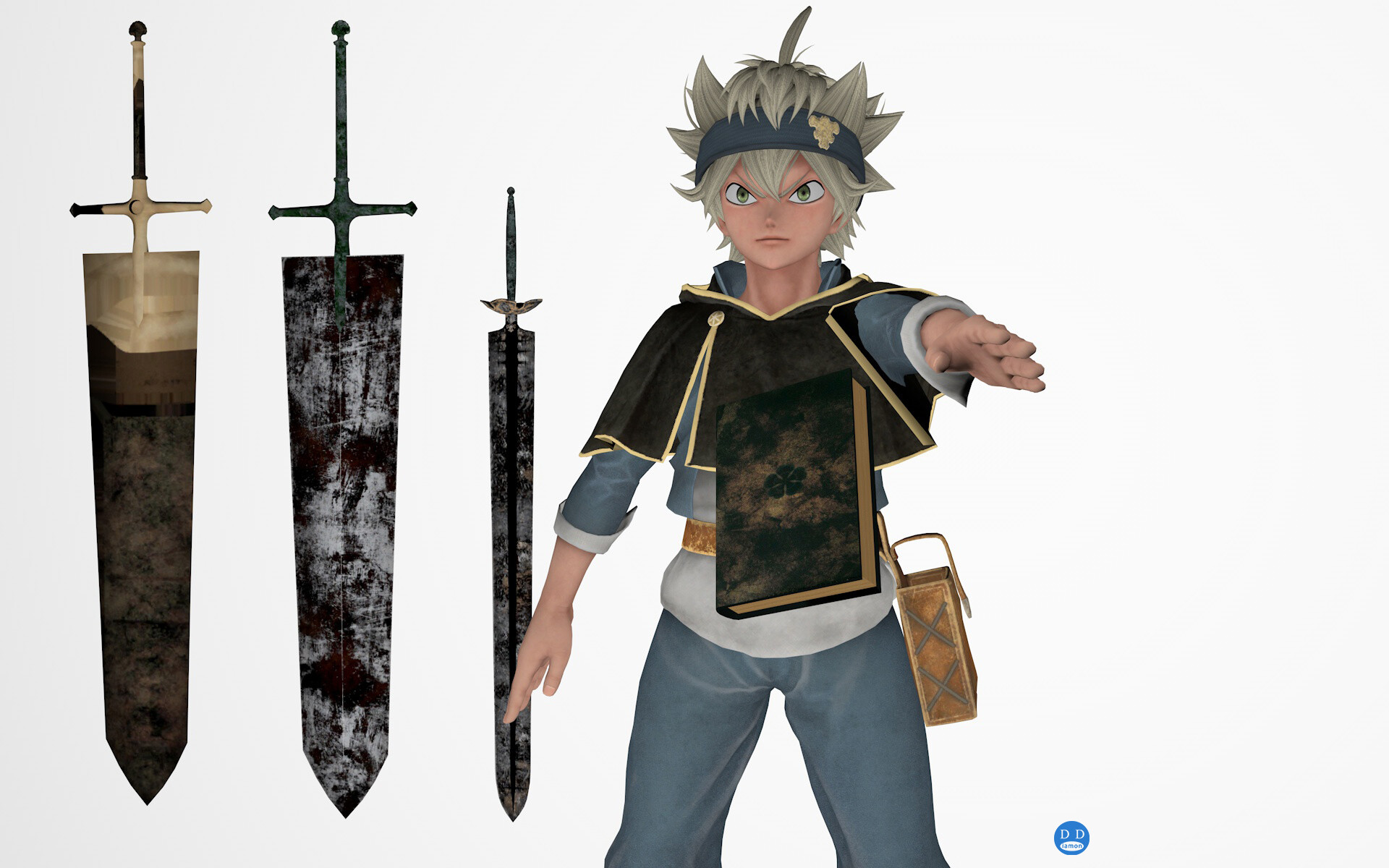 STL file Asta - Black clover ☘️・3D print design to download・Cults