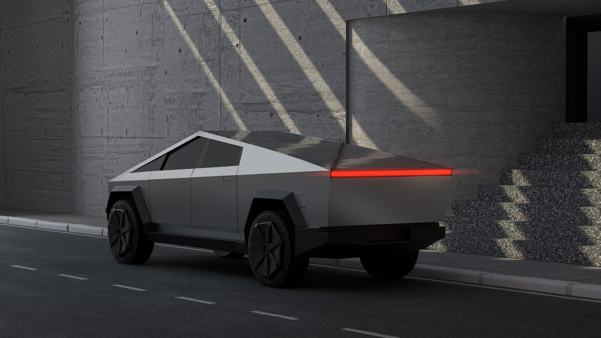ArtStation - Tesla Cybertruck Concept