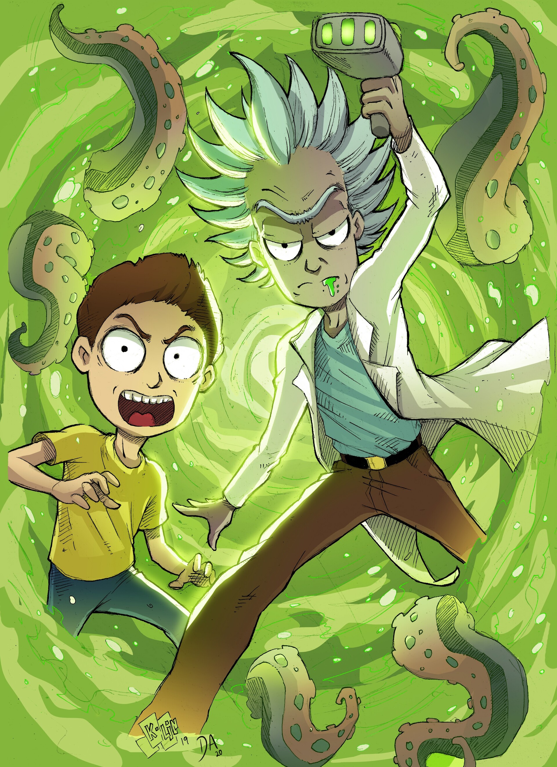 ArtStation - Rick and Morty