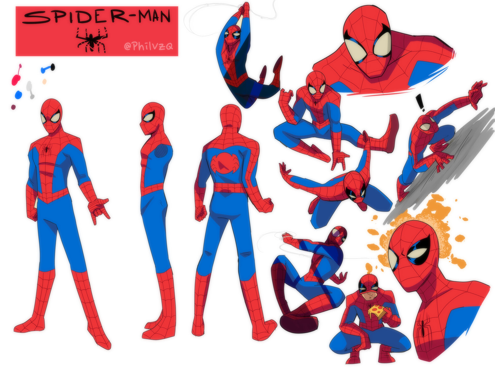 Phil Vazquez SpiderMan Character Sheet