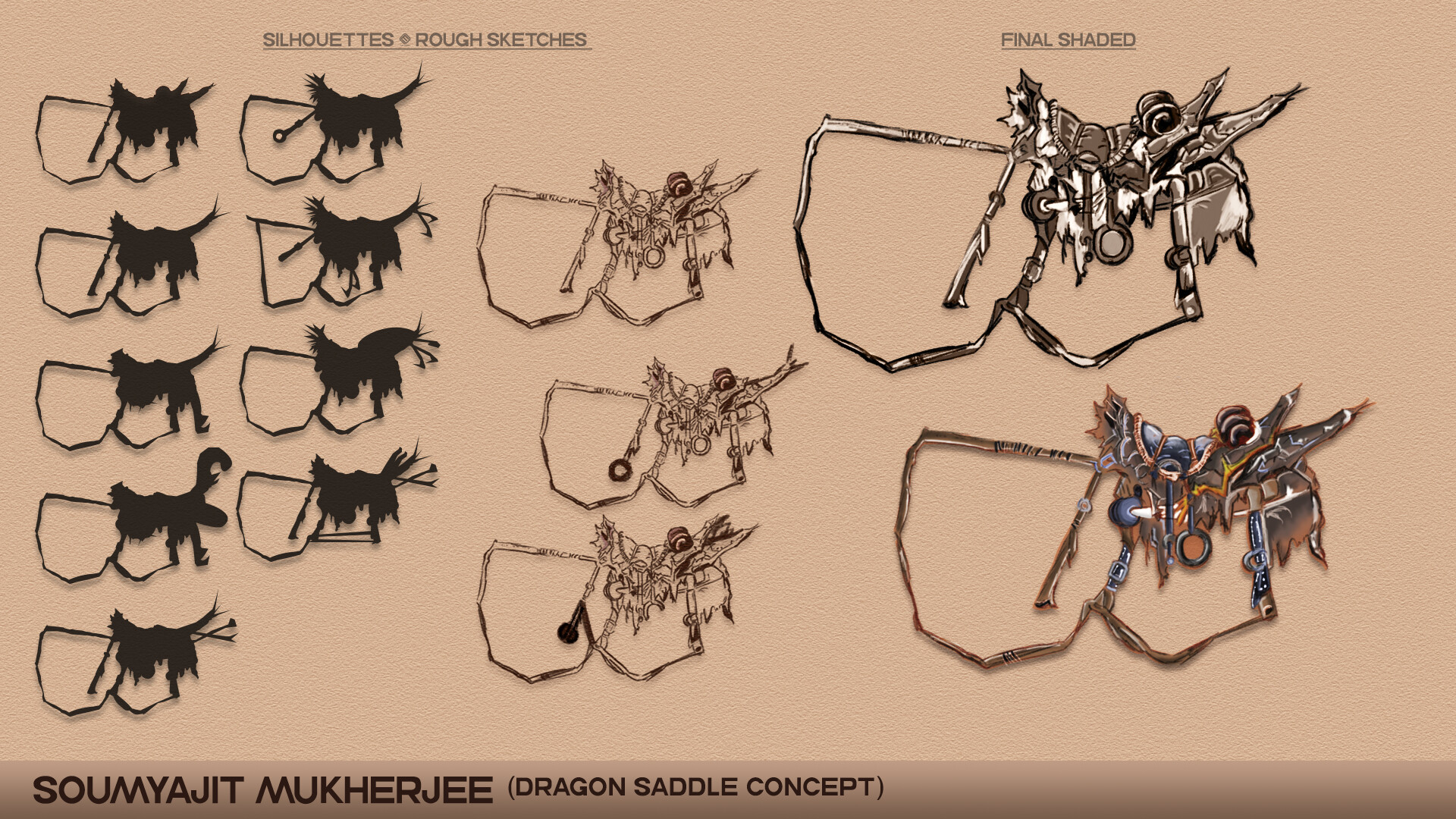 ArtStation Dragon Saddle Concept Art