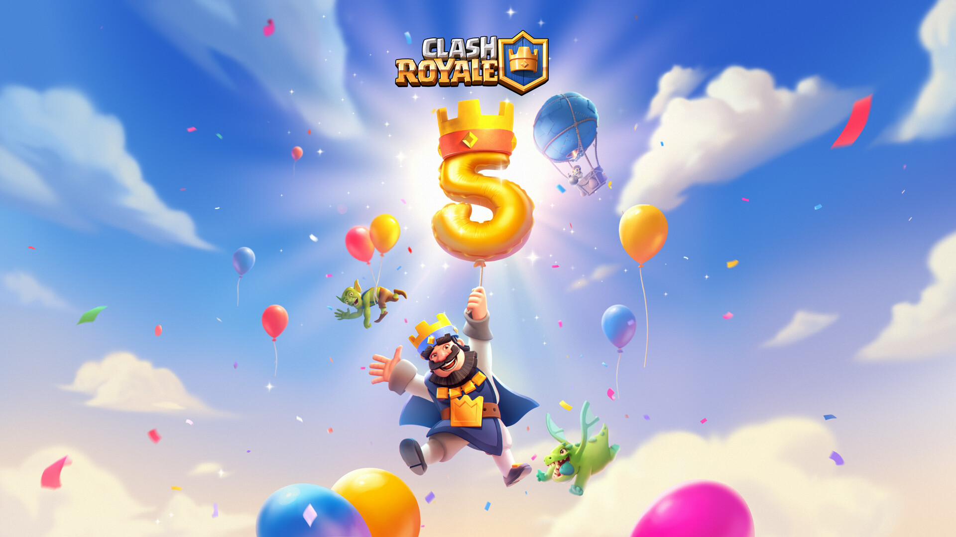 ArtStation - Background color Clash Royale - Loading Screen - 5 Years  Birthday