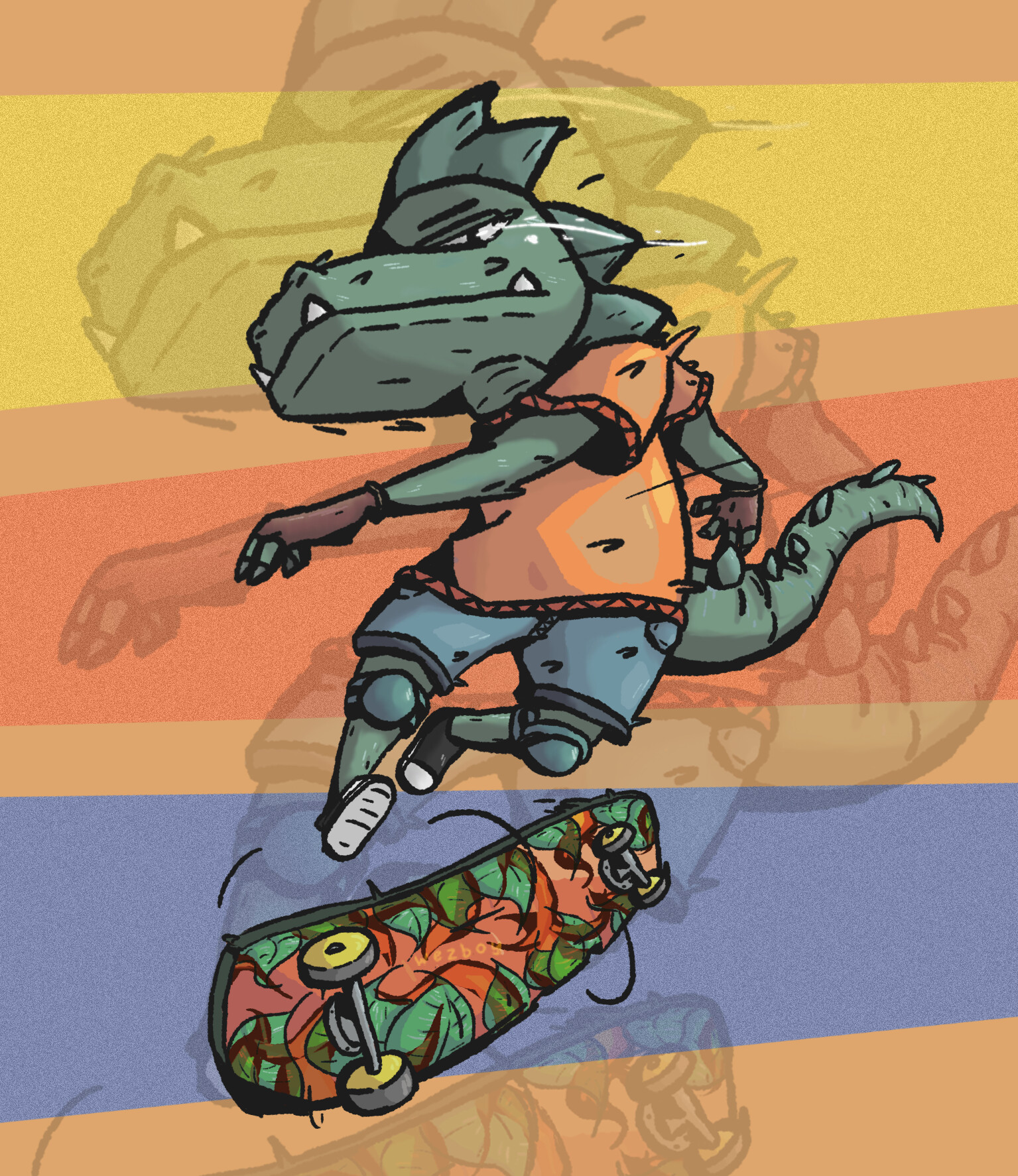 The latest thing. Croco guy.