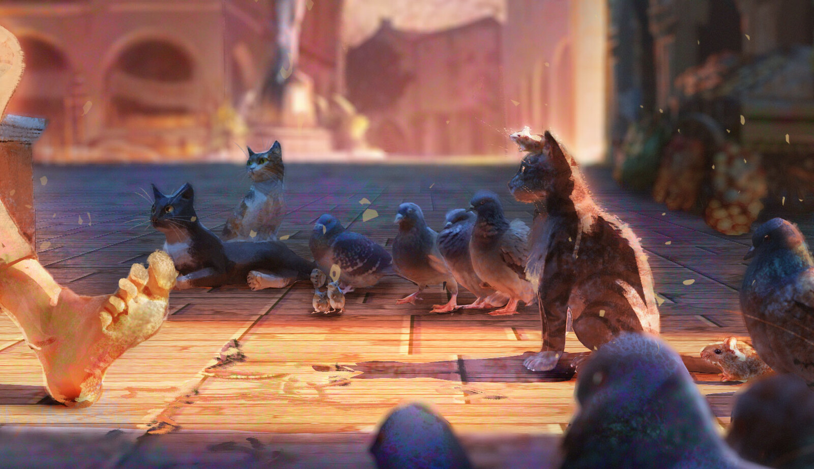 Cats (and Pigeons too!)