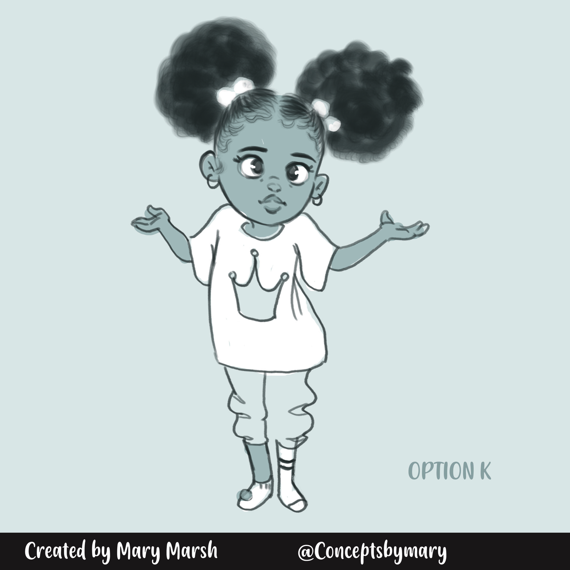 Mary Marsh Character Sketches Characters for Natural Hair