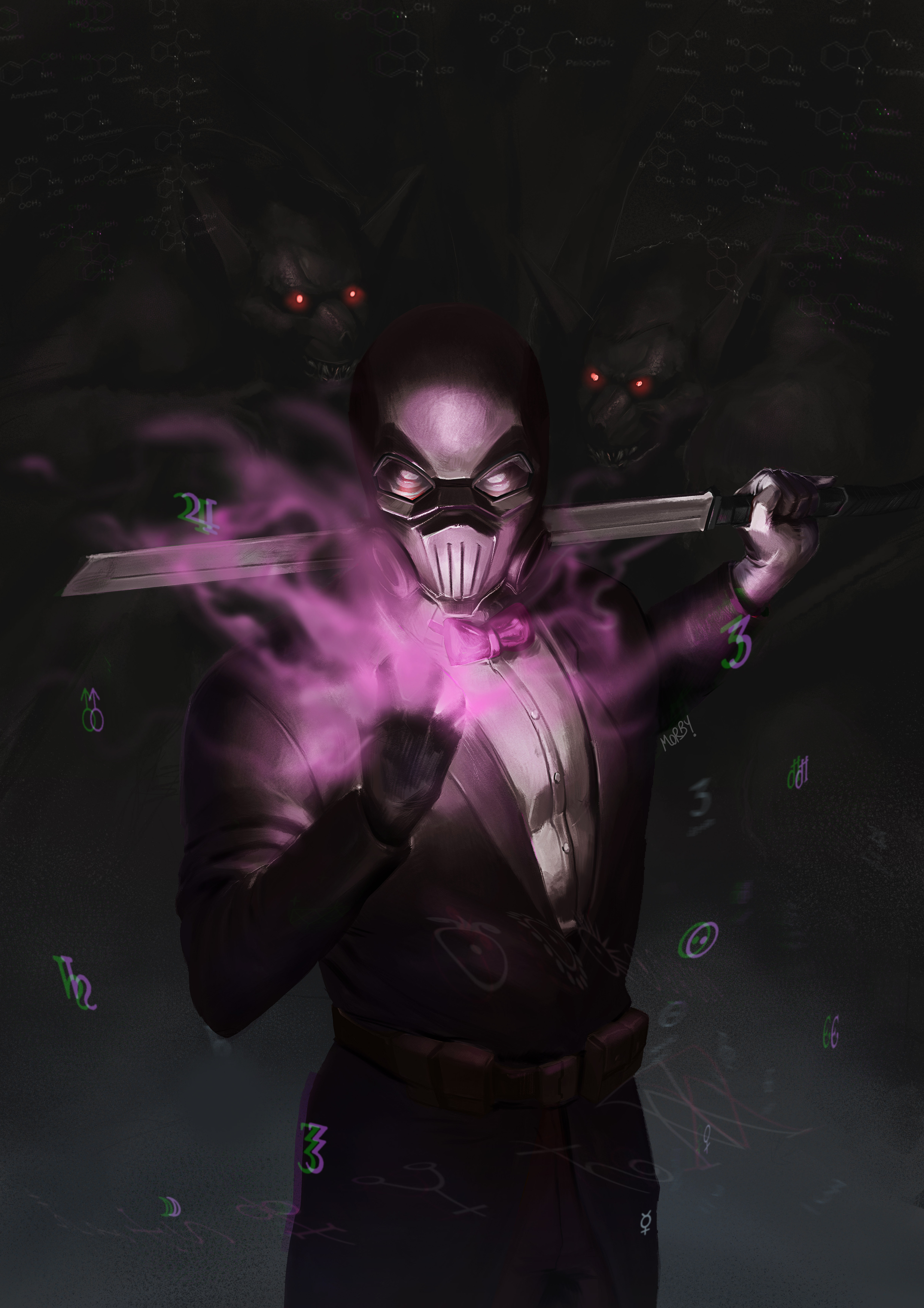 the art of morby barren the thin line between life and death