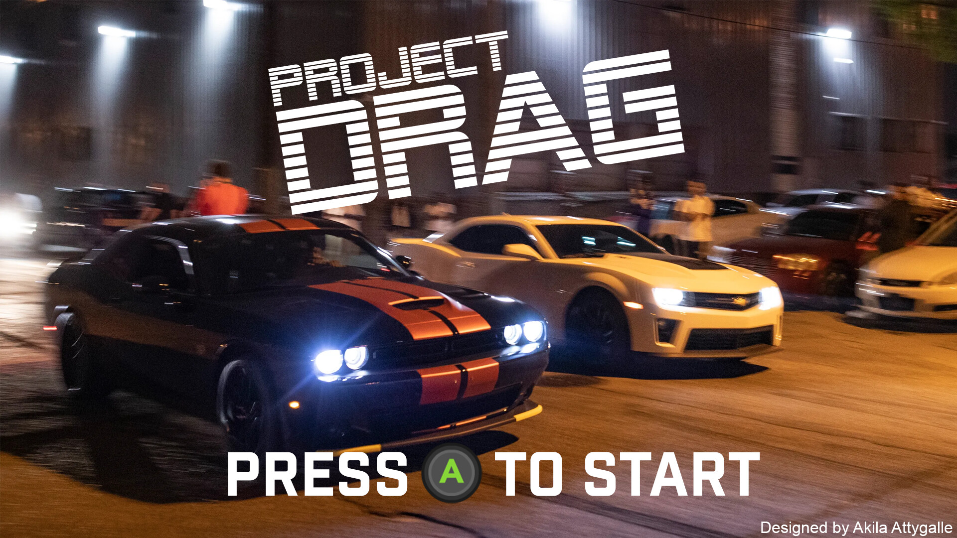 Akila Attygalle - Project Drag - Concept Drag Racing Game HUD/UI Design