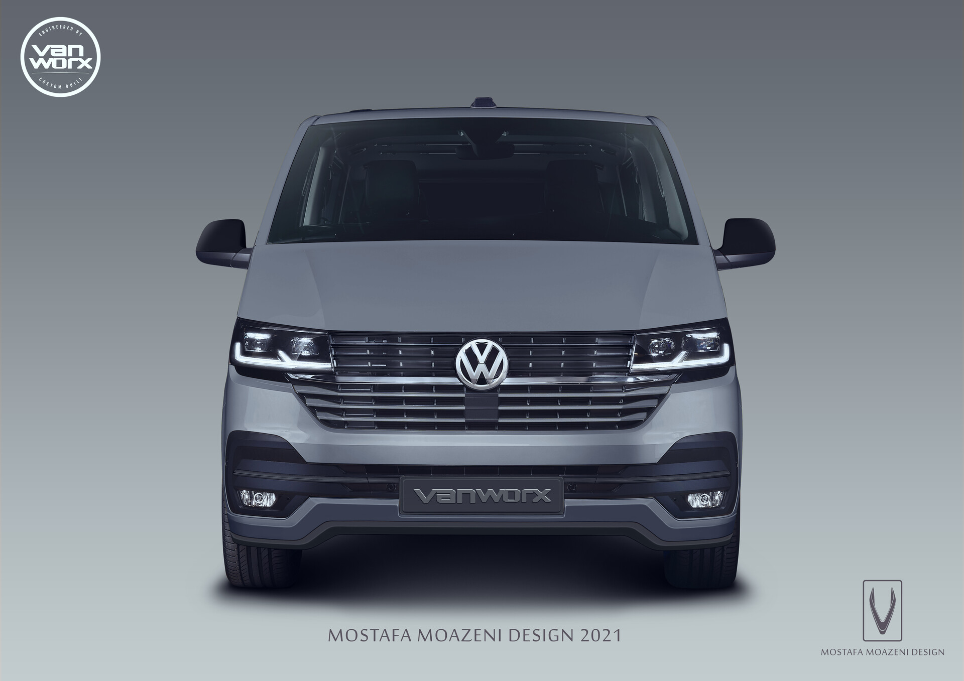 ArtStation - Vanworx-Volkswagen-Multivan-T6.1 2021-Soft body kit