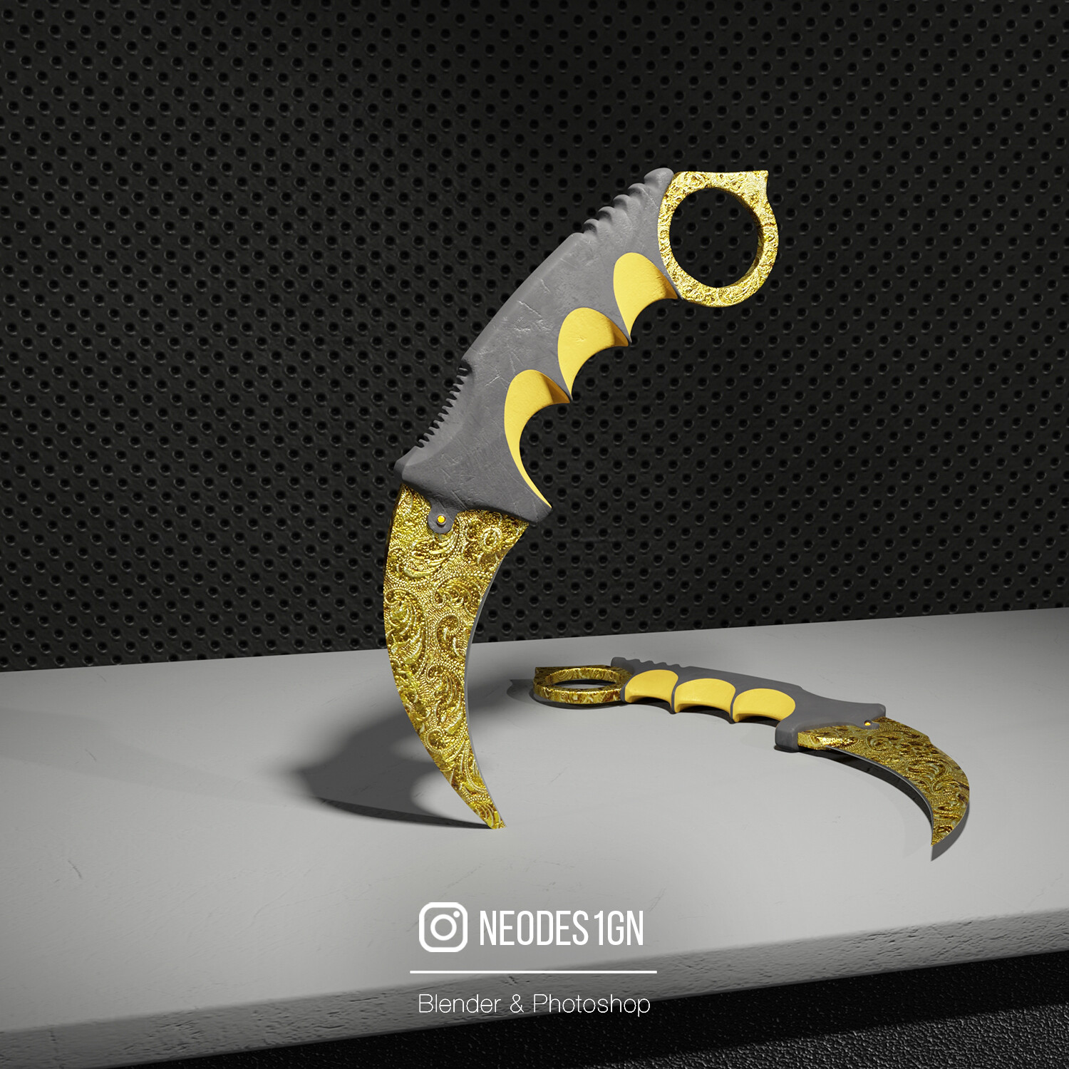 karambit skins cs go neodesign