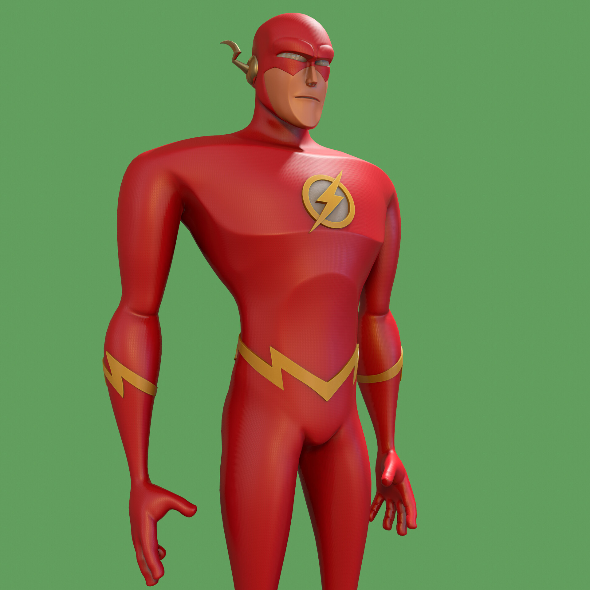 ArtStation - Flash - Justice League Animated