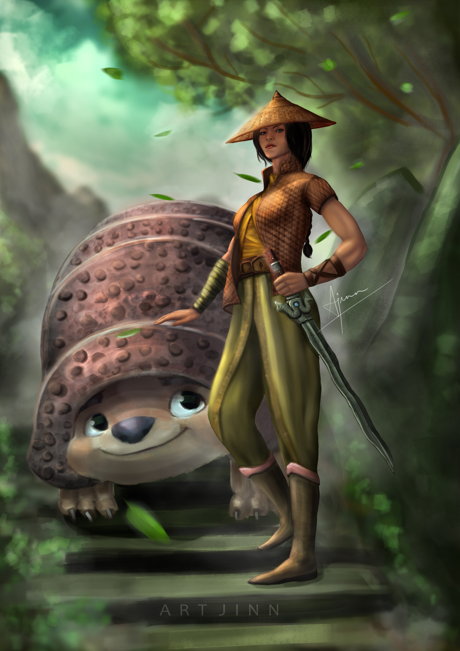 ArtStation RAYA FanArt