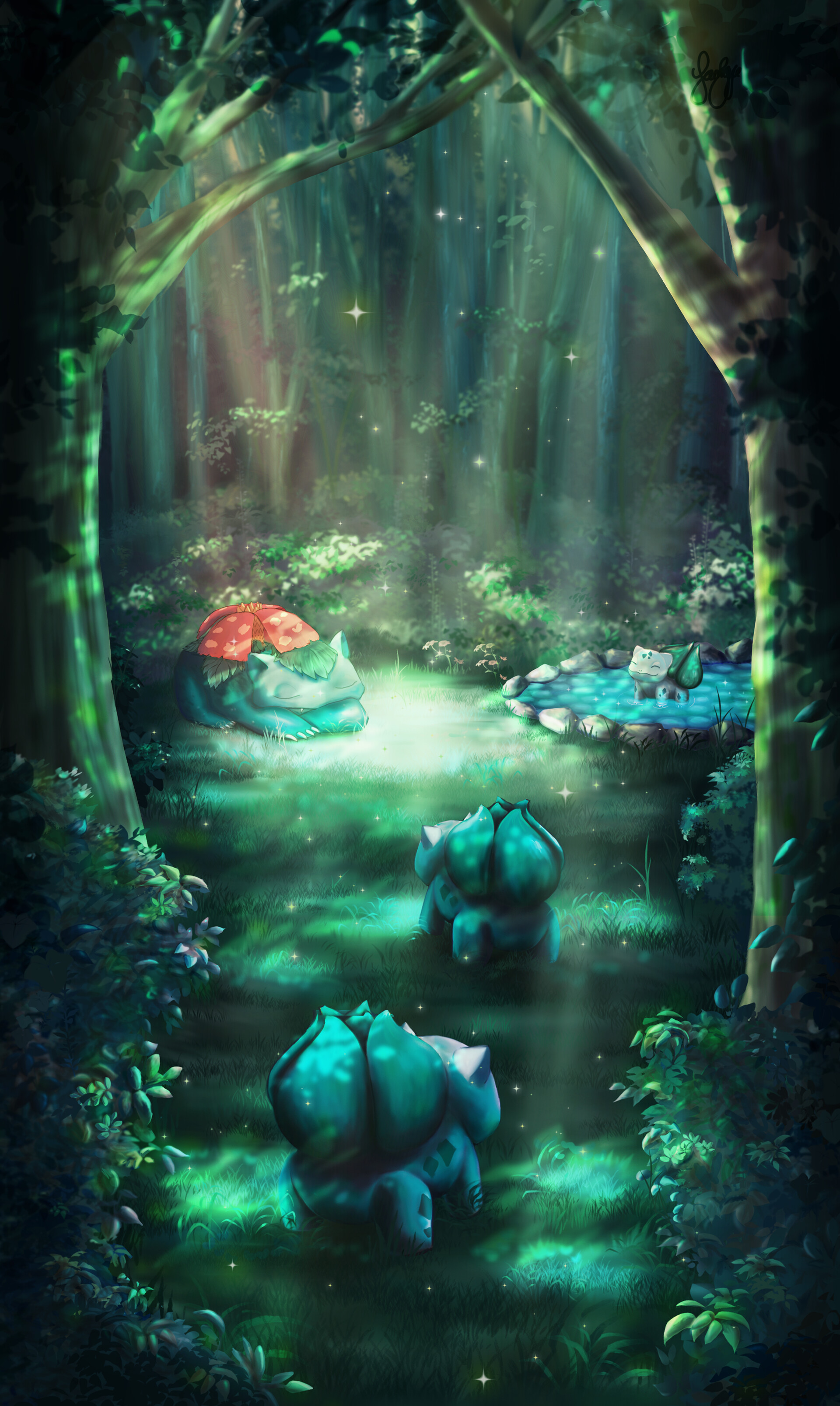 ArtStation Bulbasaur's Mysterious Garden