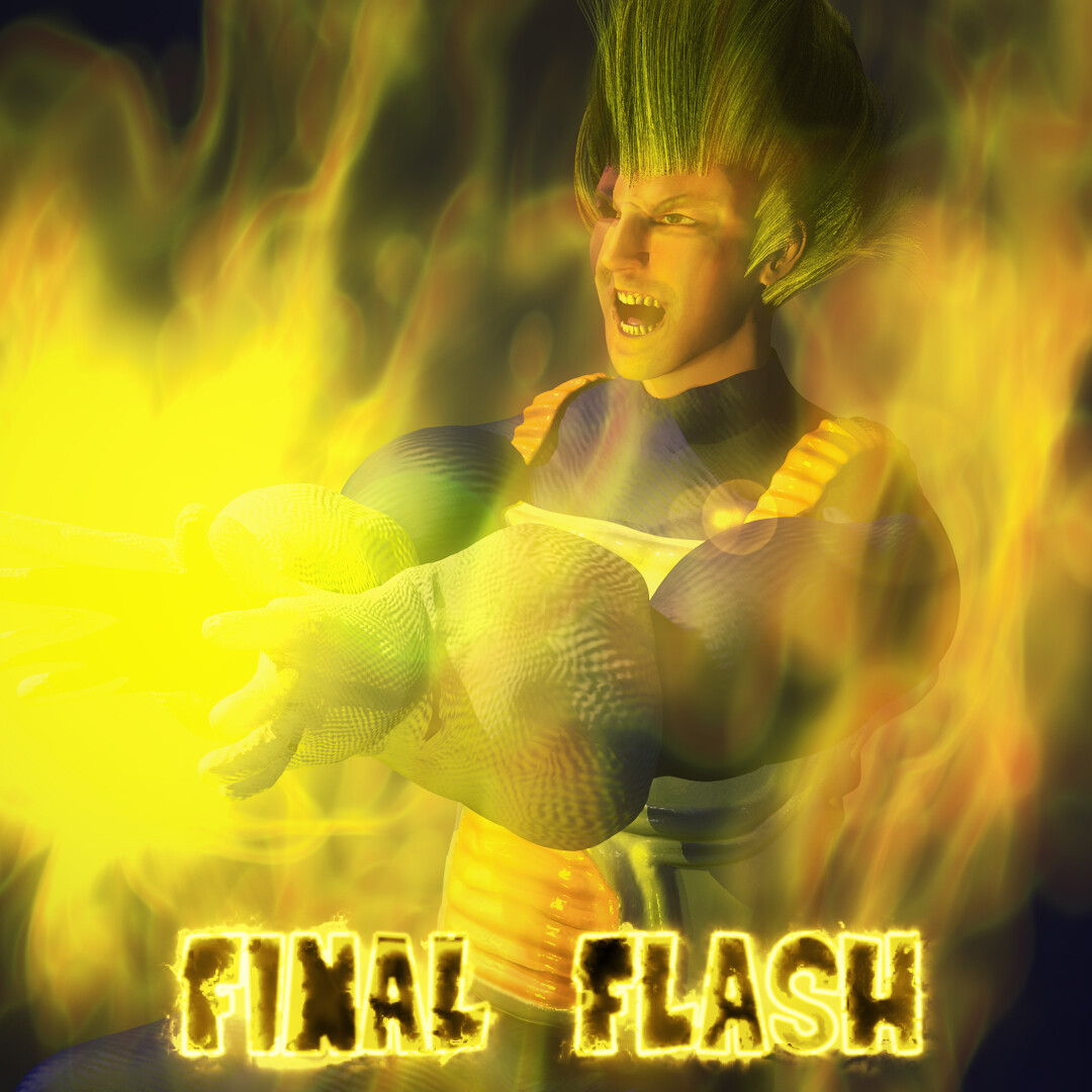 ArtStation - Vegeta Final Flash