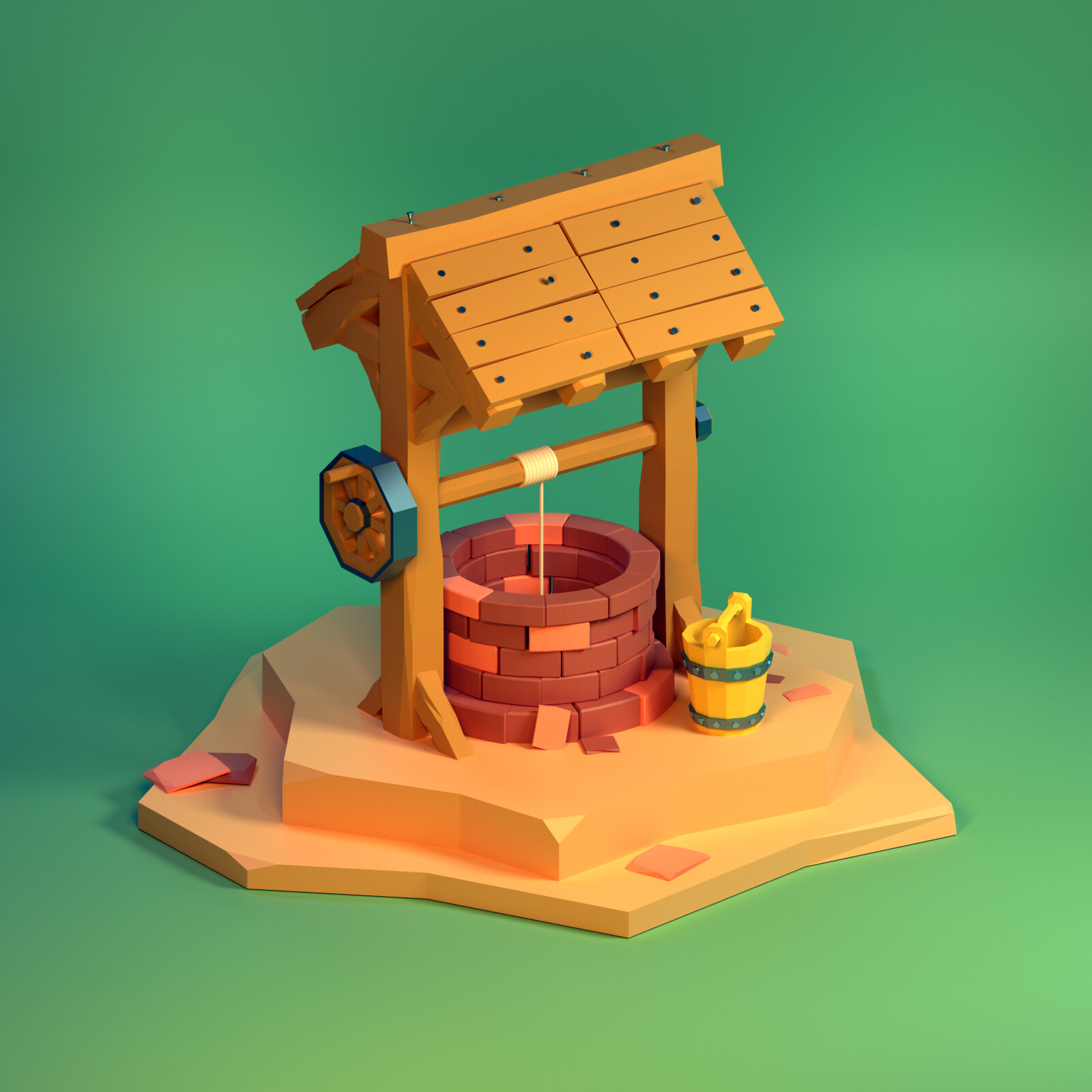 ArtStation - Water well