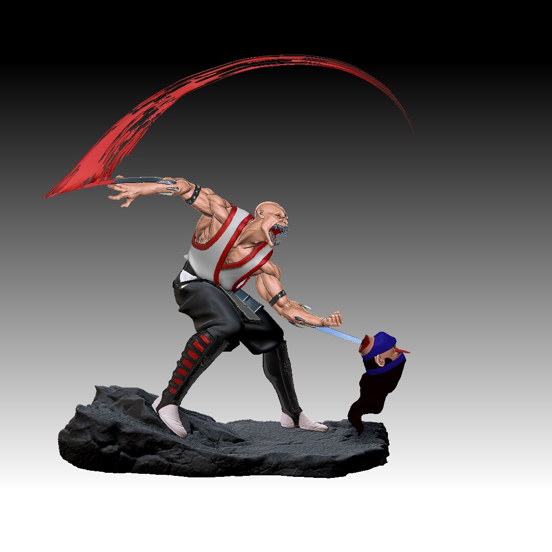 Baraka Mortal Kombat 2 Minifigure (artist rendition)
