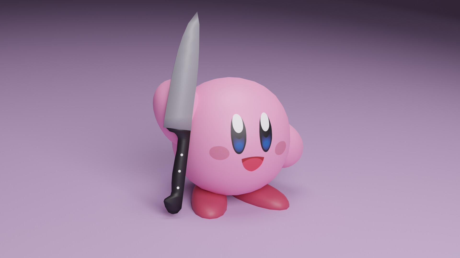 ArtStation - Kirby with Knife