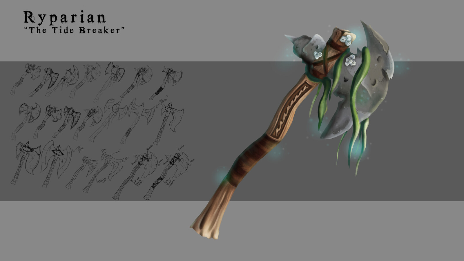 Final design with thumbnails