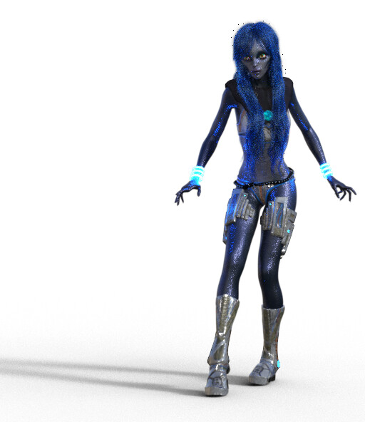 Blue Lira 
designed by MoniGarr for XR projects (vr, ar, animation, 360 film, 180 film, flat film)