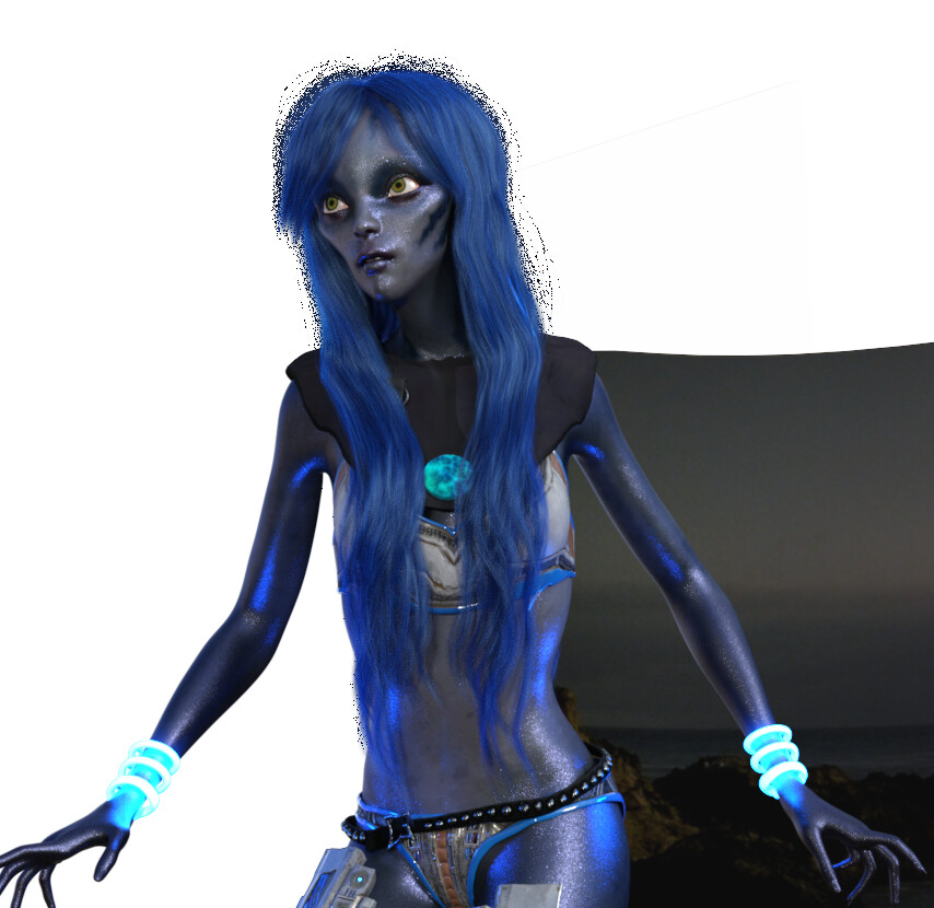 Blue Lira 
designed by MoniGarr for XR projects (vr, ar, animation, 360 film, 180 film, flat film)