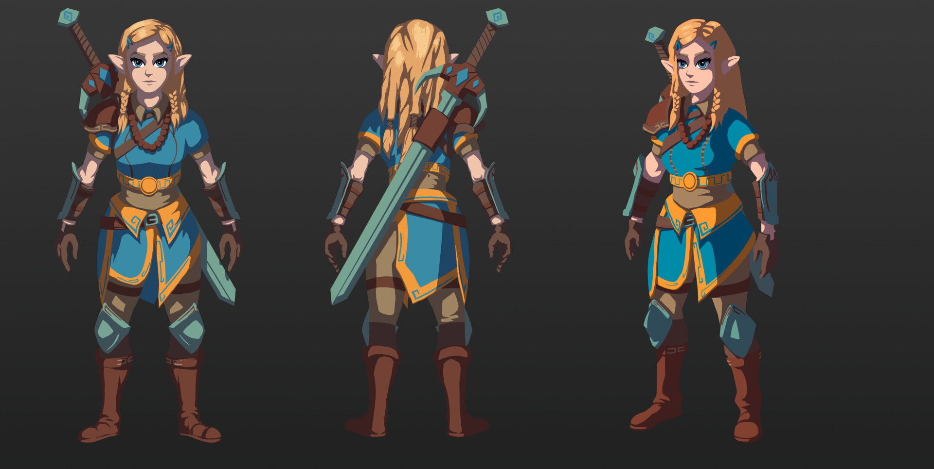 ArtStation Elf concept (Legend of Zelda)