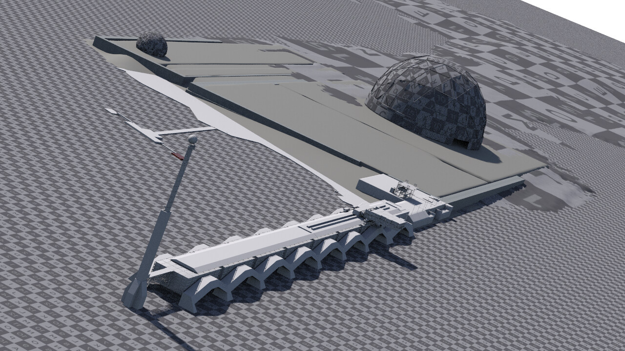 artificial island